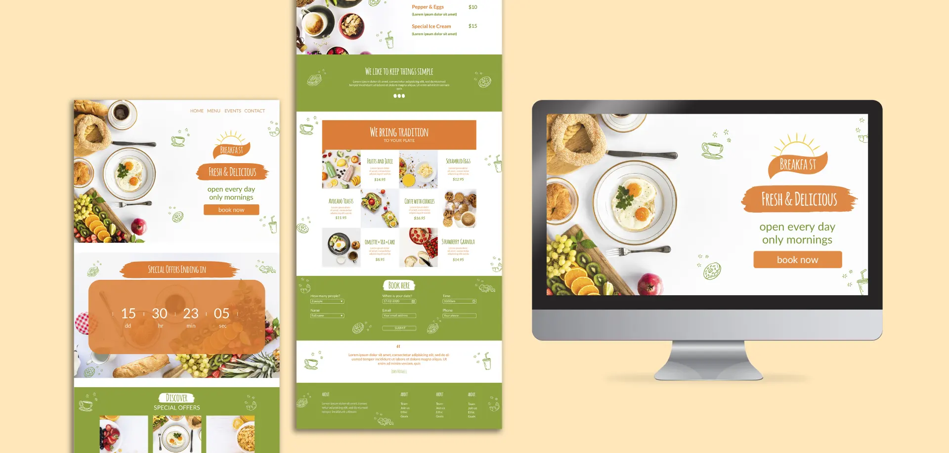 Creación de sitios web para restaurantes - Benfatto